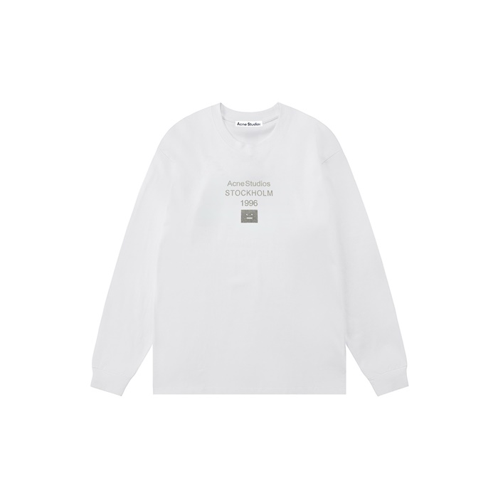 アクネストゥディオズメンズクルーネック長袖Tシャツc8055