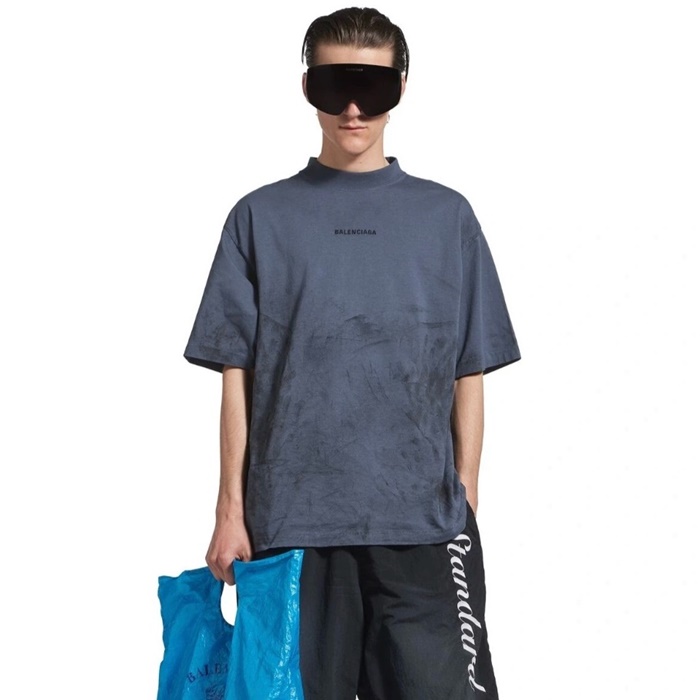 バレンシアガメンズラウンド半袖Tシャツc8067