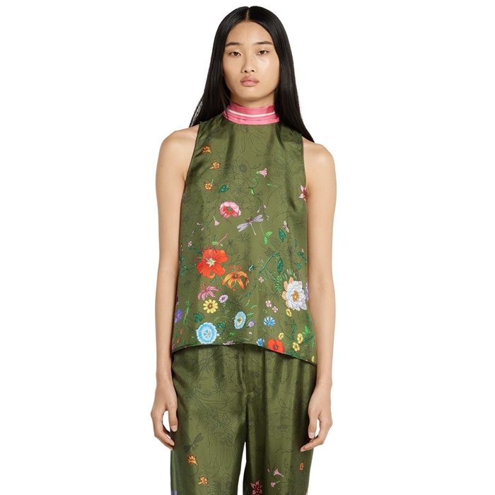 グッチレディースラウンドタンクトップc8058