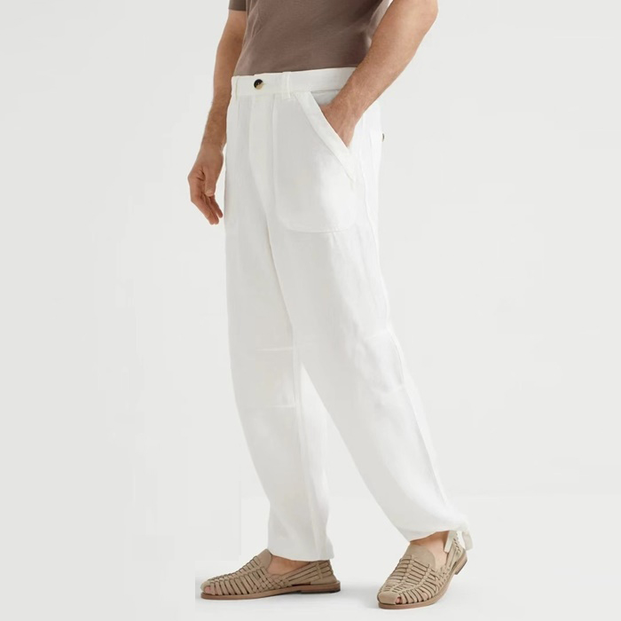 ブルネロクチネリメンズカジュアルパンツc8077