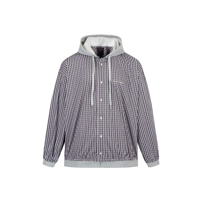 バレンシアガメンズチェックフーディc8090