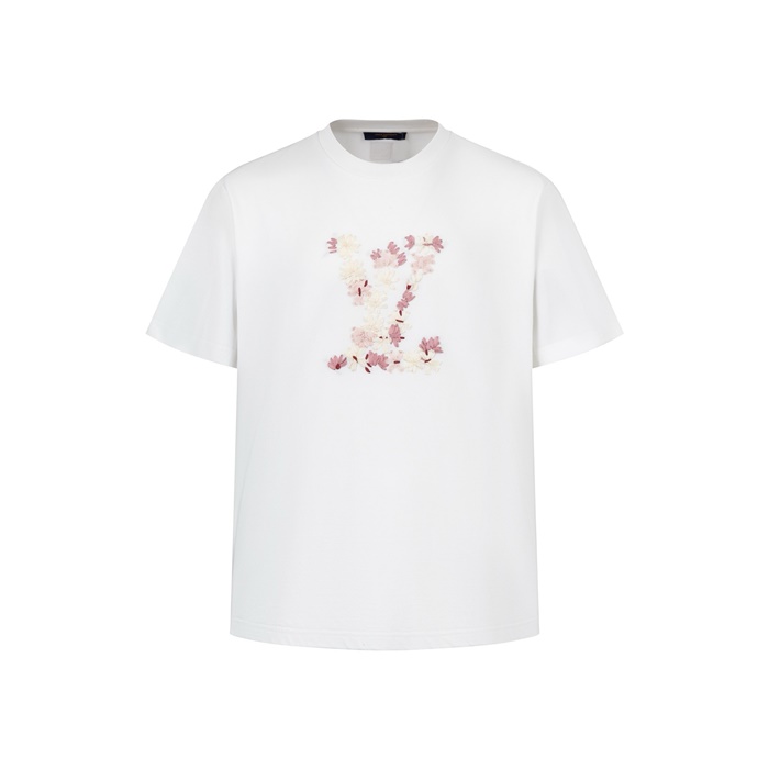 ルイヴィトンメンズラウンド半袖Tシャツc8113