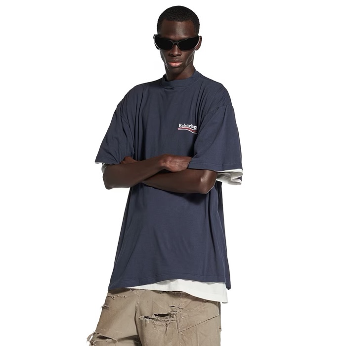 バレンシアガメンズラウンド半袖Tシャツc8119