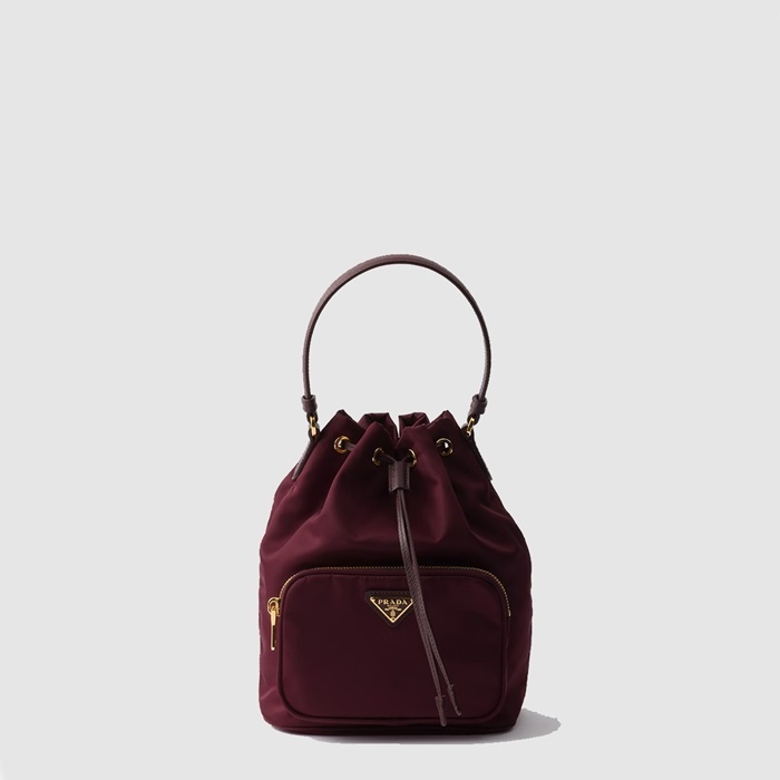 プラダレディースデュエットリナイロンバケットバッグ1H038b9429