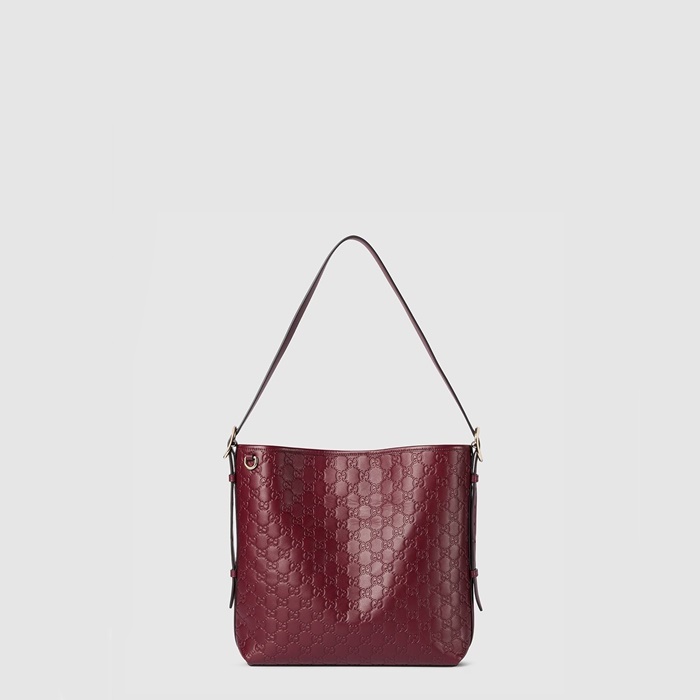 グッチレディースエンブレムミディアムショルダーバッグb9467