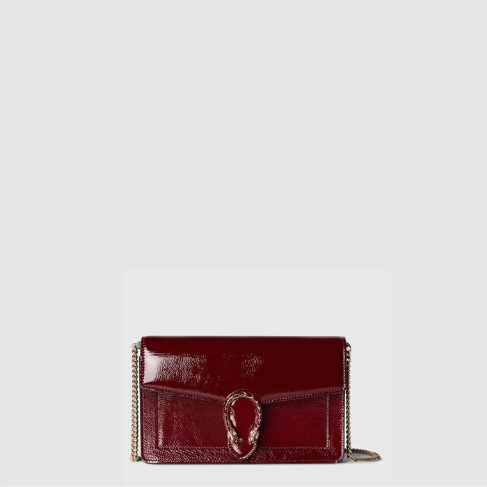 グッチレディースディオニュソスチェーン二つ折り財布b9504