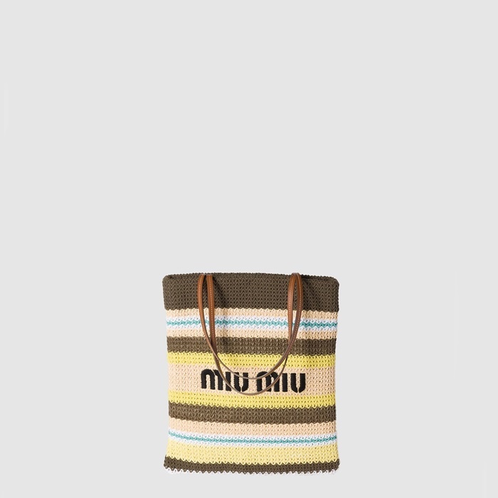 ミュウミュウレディースクロシェトートバッグb9640