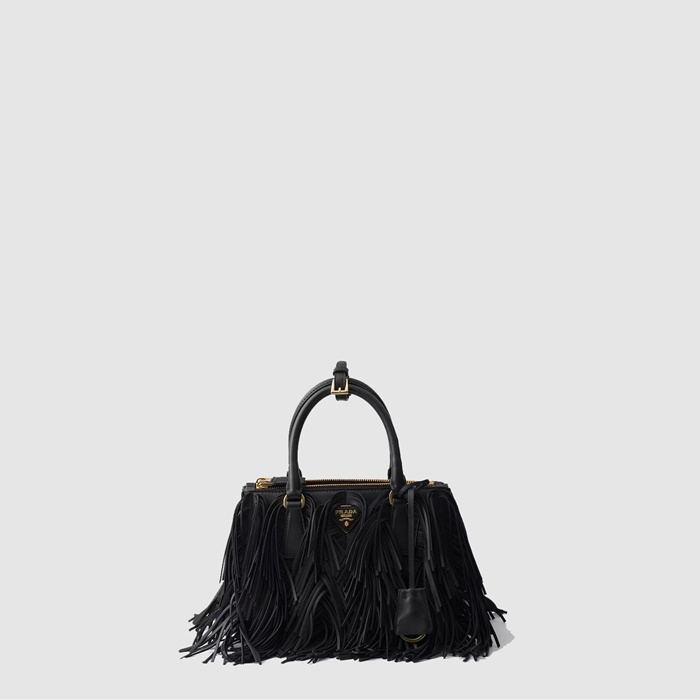 プラダレディースフリンジギャレリアスモールレザーバッグ1A896b9858