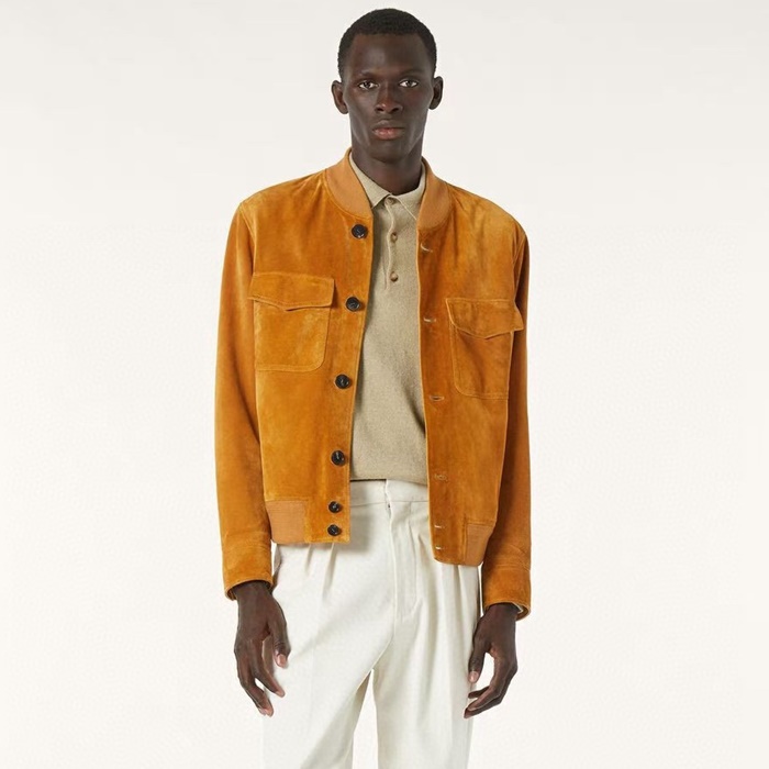 ロロピアーナメンズレザージャケットc8243