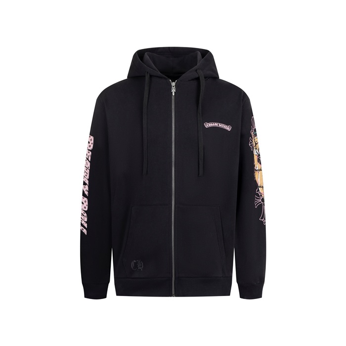 クロムハーツメンズジップアップフーディc8315