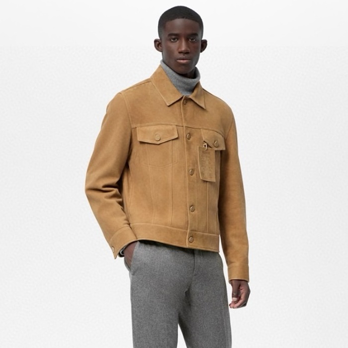 ルイヴィトンメンズレザージャケットc8334