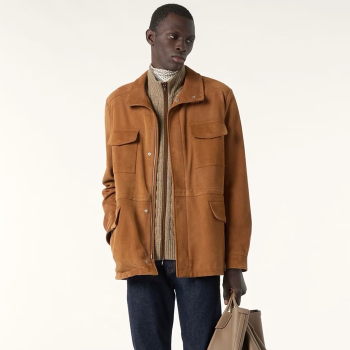 ロロピアーナメンズレザージャケットc8336