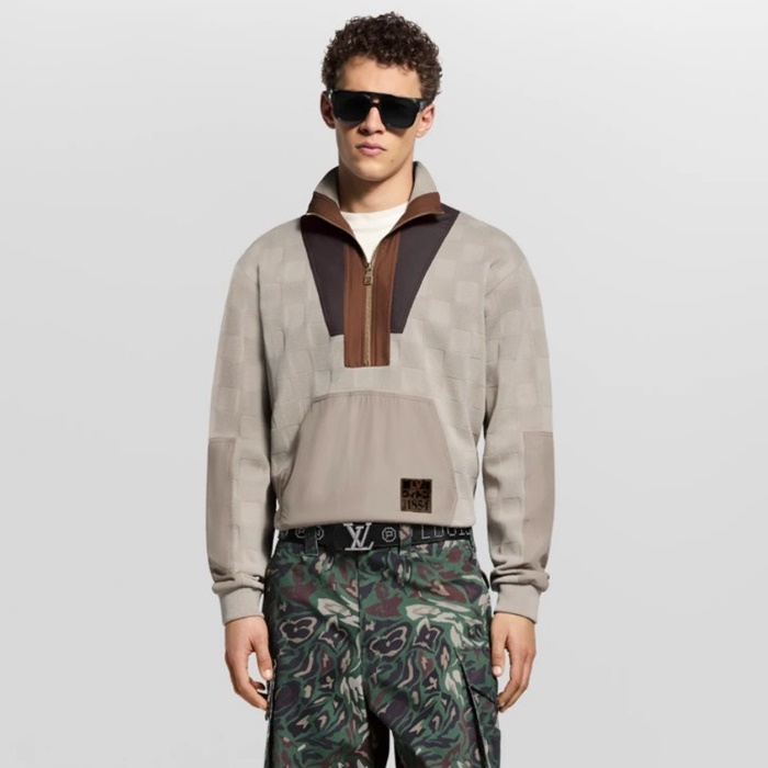 ルイヴィトンメンズジップアップスウェットシャツ-c8362
