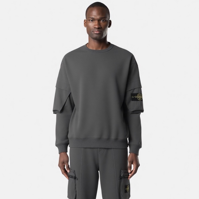 ストーンアイランドメンズラウンドスウェットシャツc8368