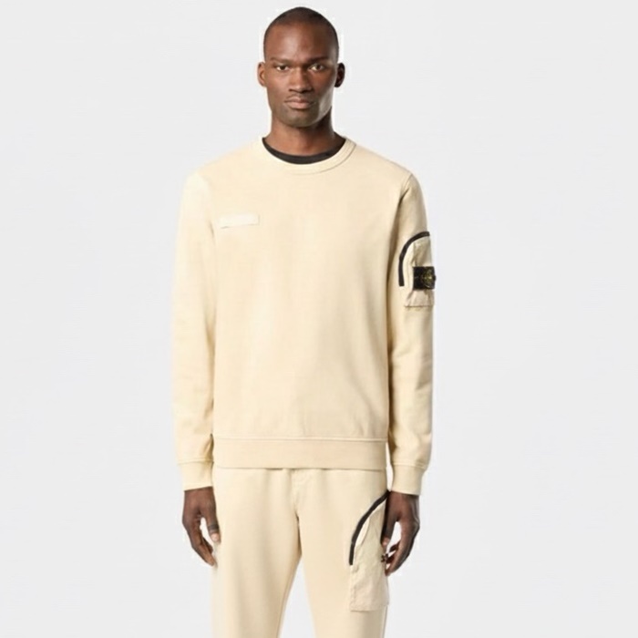 ストーンアイランドメンズラウンドスウェットシャツc8375