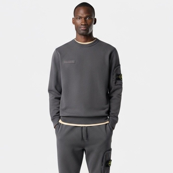 ストーンアイランドメンズラウンドスウェットシャツc8376