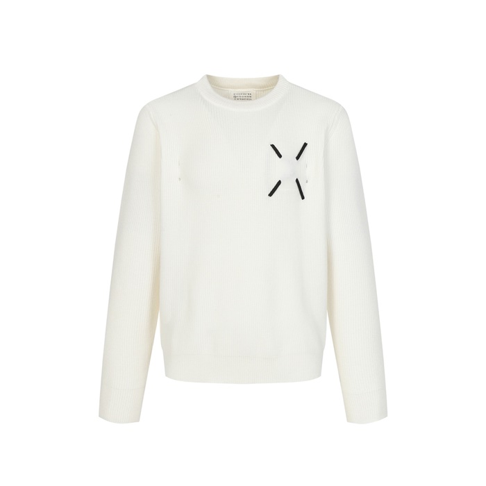 メゾンマルジェラメンズラウンドニットc8404