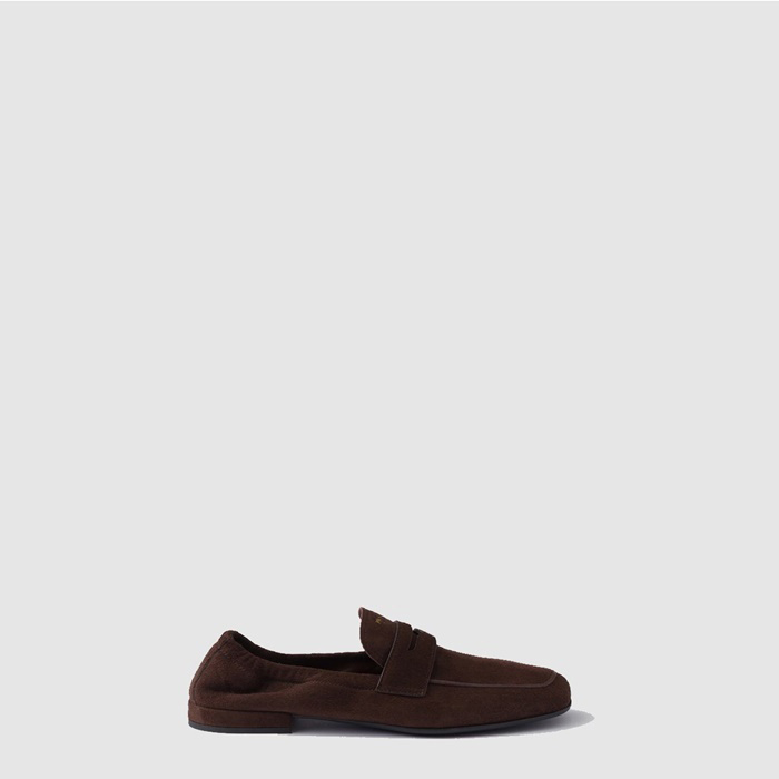 プラダメンズシャッフルアンティークスエードローファーs8131