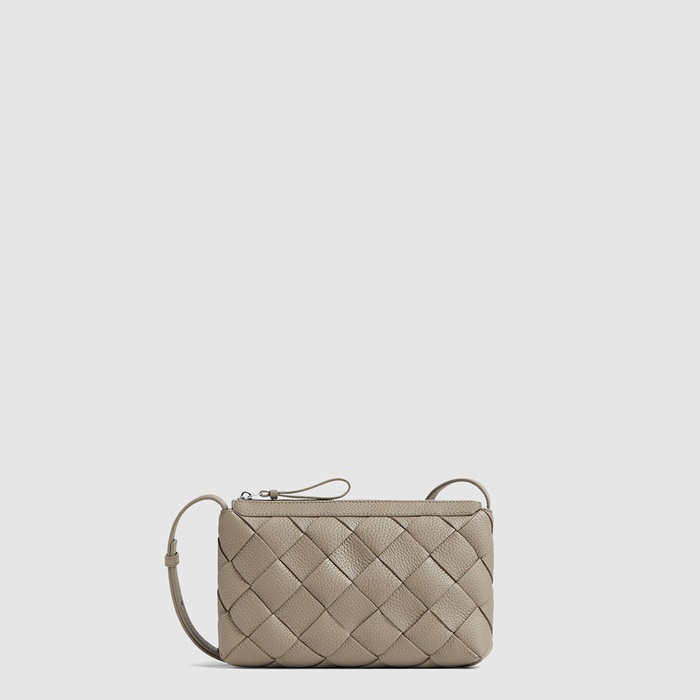 ボッテガヴェネタメンズダイアゴジッパーメッセンジャーバッグb9887