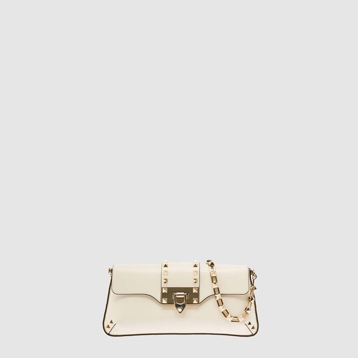ヴァレンティノレディースレザーロックスタッズショルダーバッグb9996