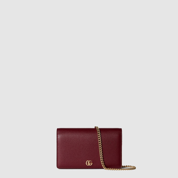 グッチレディースチェーンチェーン二つ折り財布b10039