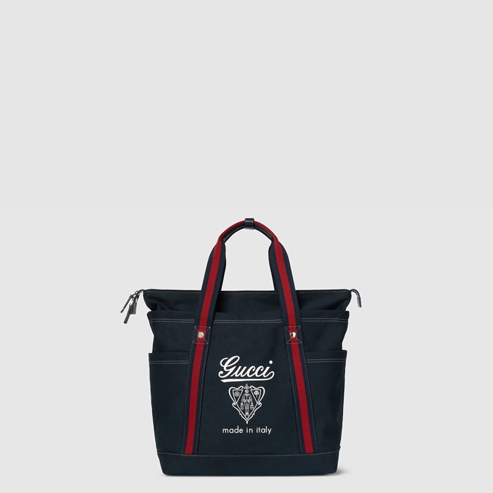 グッチメンズプリントキャンバスラージトートバッグb10178