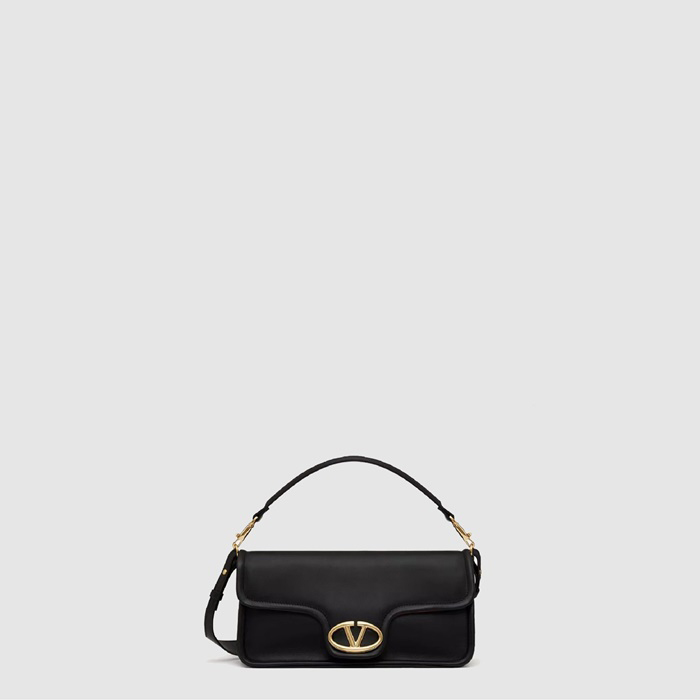 ヴァレンティノレディースガラヴァーニV-LOGO1960ナッパレザーミディアムショルダーバッグb10363