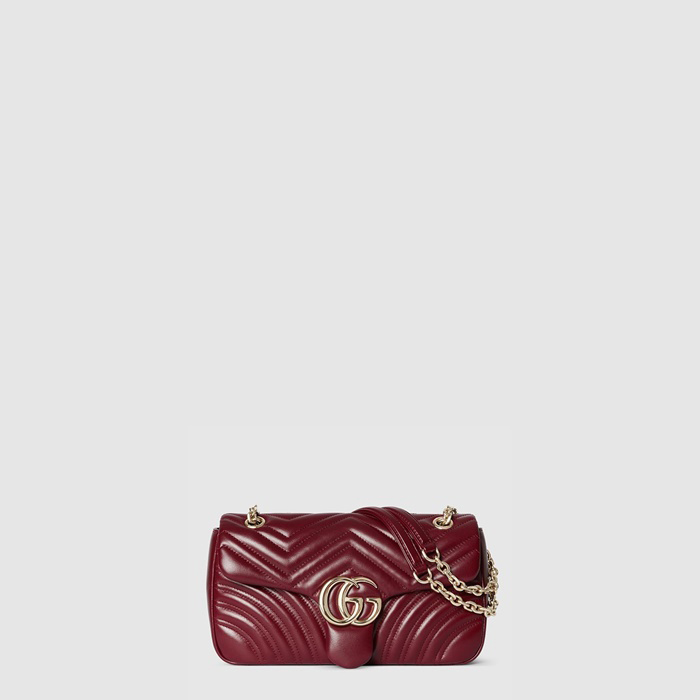 グッチレディースマーモントミディアムショルダーバッグb10406