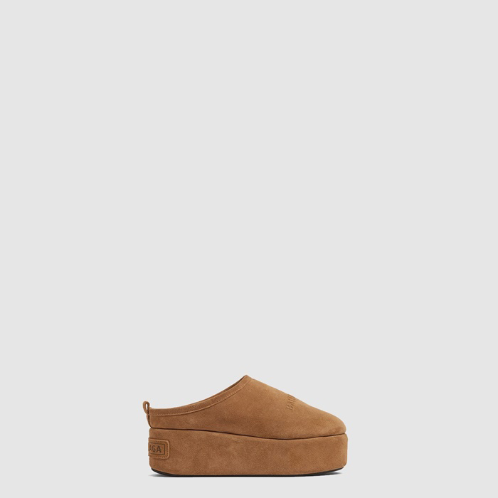 バレンシアガレディースアラスカソフトプラットフォームミュールs8327