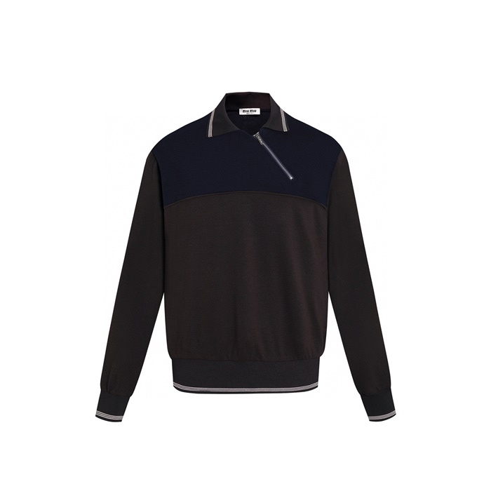 ミュウミュウメンズポロ長袖Tシャツc8461