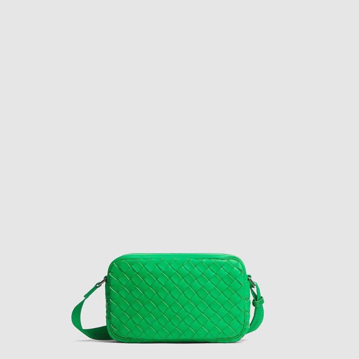 ボッテガヴェネタメンズイントレチャートスモールカメラバッグb10665