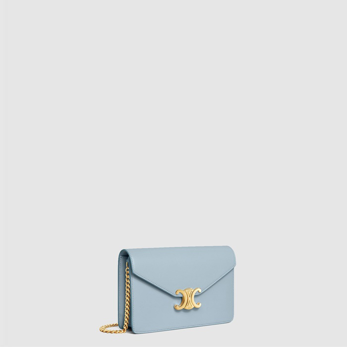 セリーヌレディースマルゴチェーン二つ折り財布b10734