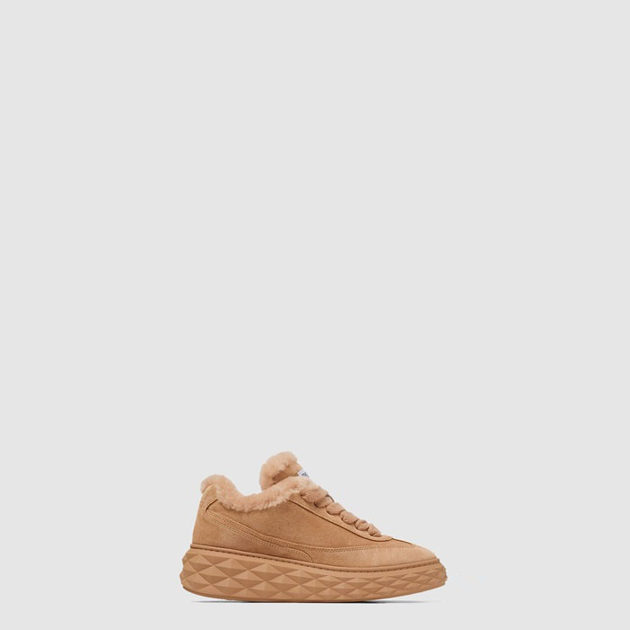 ジミーチュウレディースダイヤモンドマキシレトロロートップスニーカーs8379