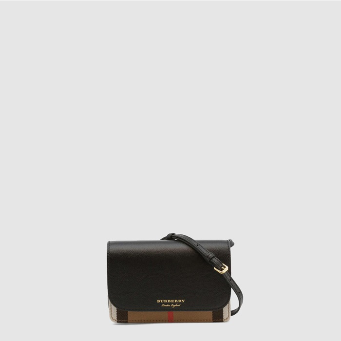 バーバリーレディースニューハンプシャーハウスチェッククロスバッグb10895