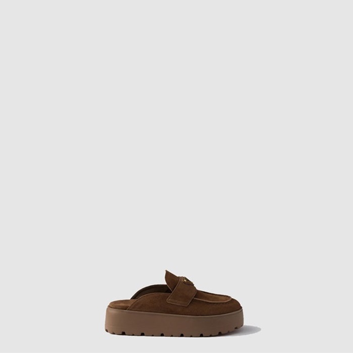 プラダレディースレザーミュールs8492