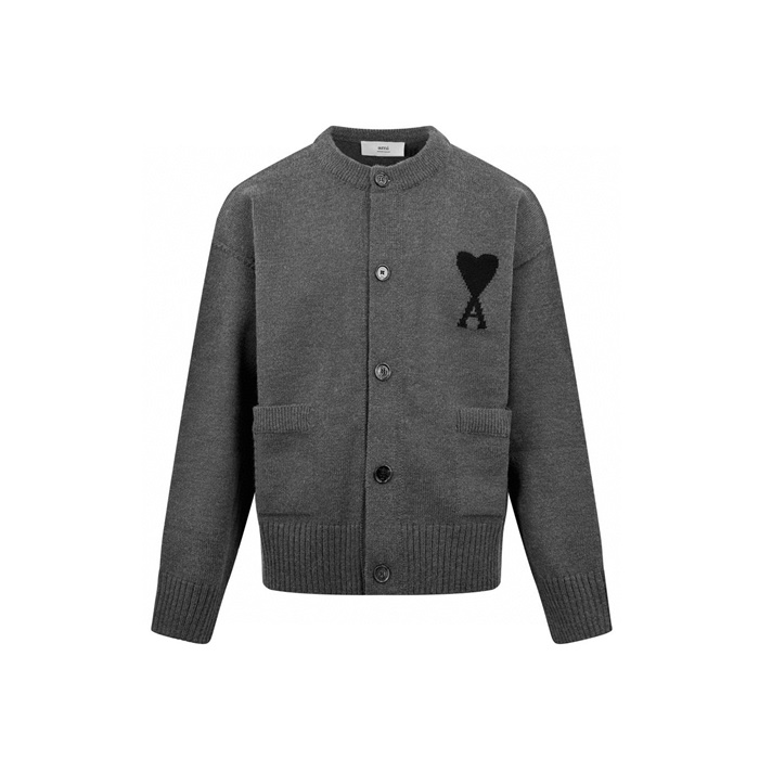 アミユニセックスクルーネックカーディガンc8506