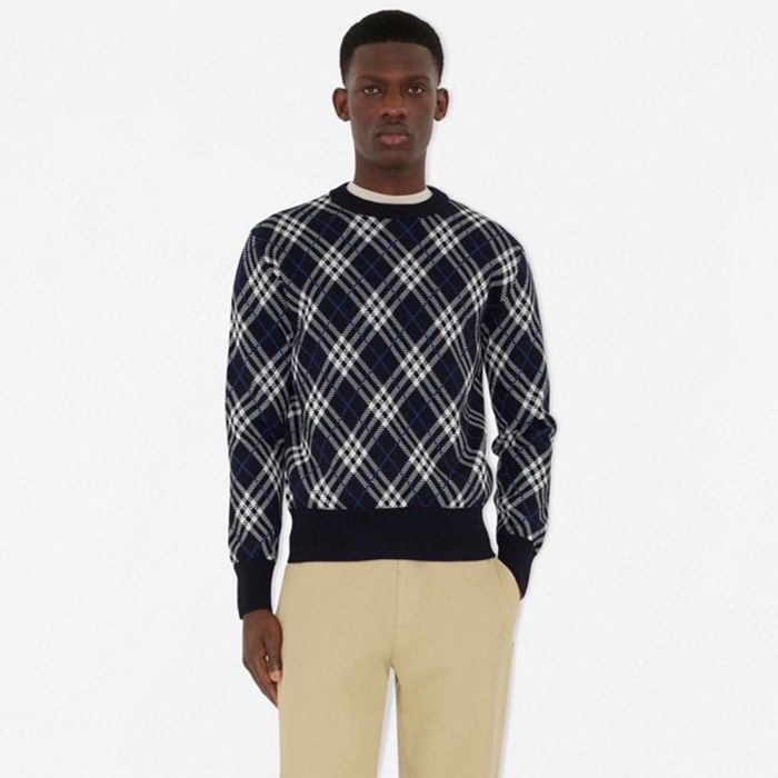 バーバリーメンズクルーネックセーターc8526