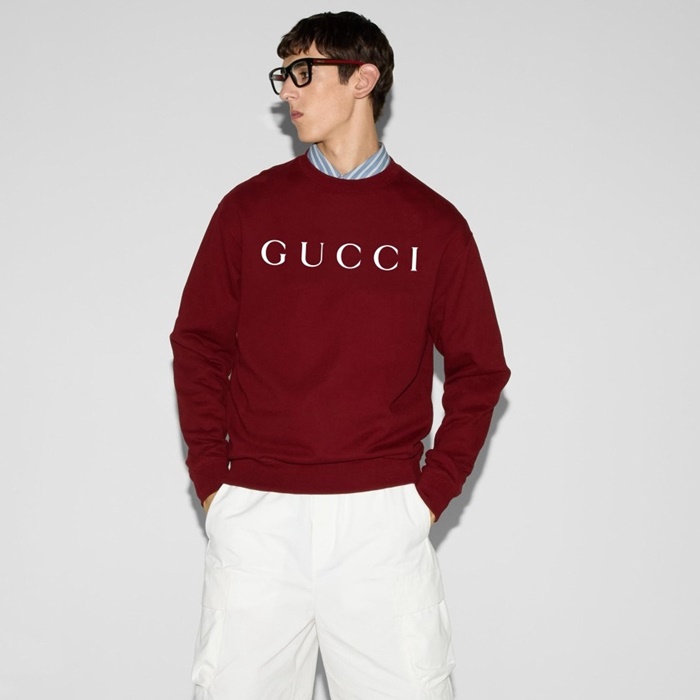 グッチメンズラウンドスウェットシャツc8572