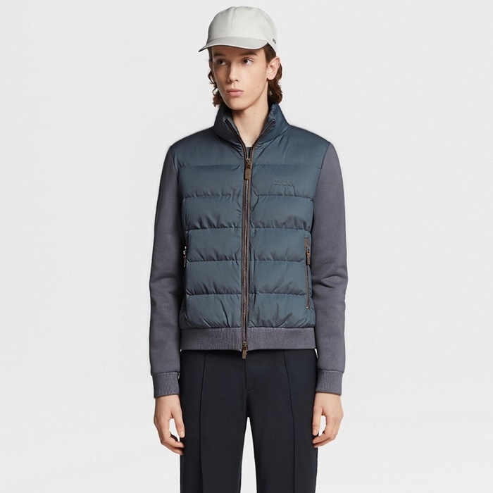 エルメネジルドゼニアメンズダウンパディングc8589