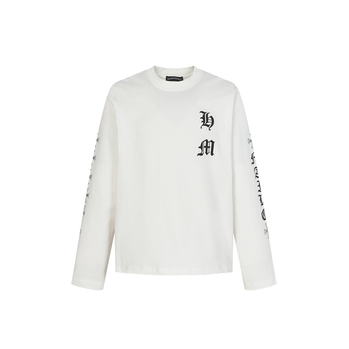 クロムハーツメンズラウンド長袖Tシャツc8658