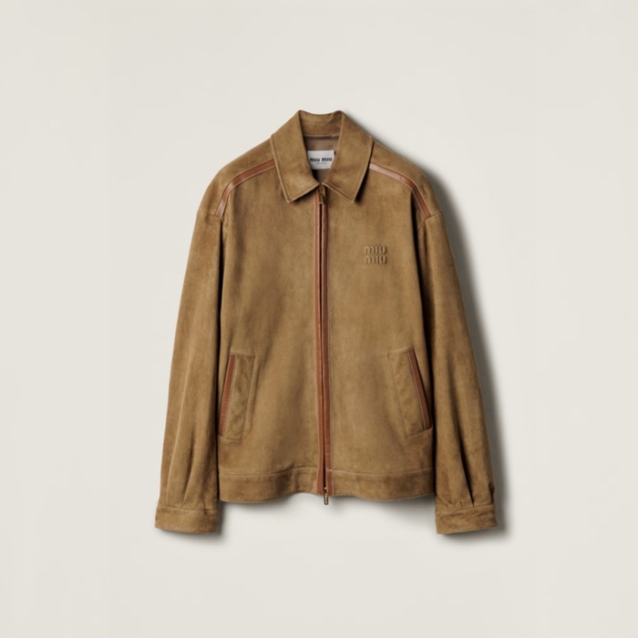 ミュウミュウメンズレザージャケットc8668