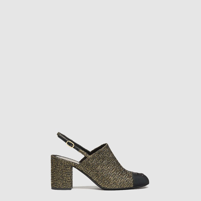 シャネルレディースハイヒールシューズスリングバッグs8570