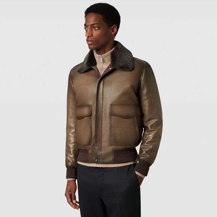 ベルルッティメンズレザージャケットc8980