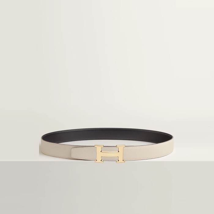 エルメスメンズバックルリバーシブルベルトl403