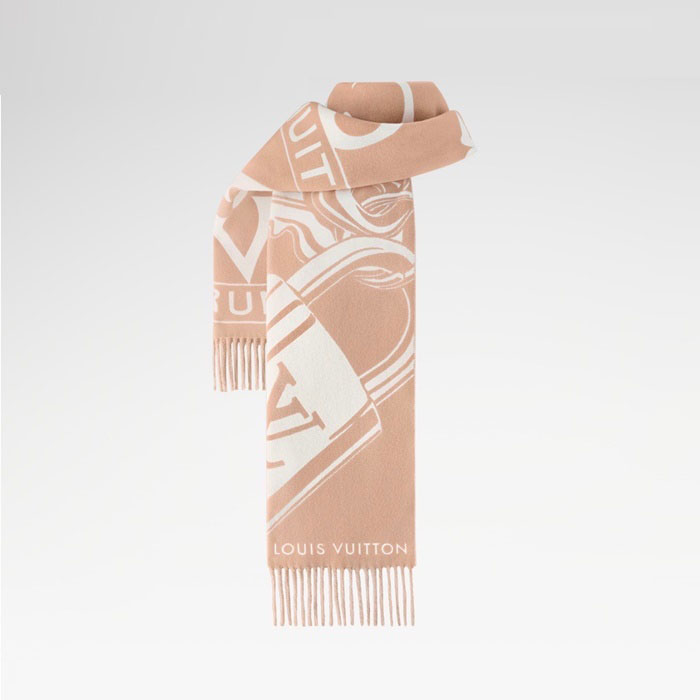 ルイヴィトンレディースベーシックマフラーc5947