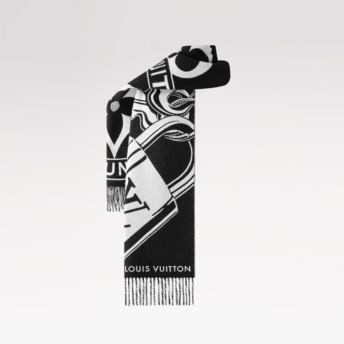 ルイヴィトンレディースベーシックマフラーc5948