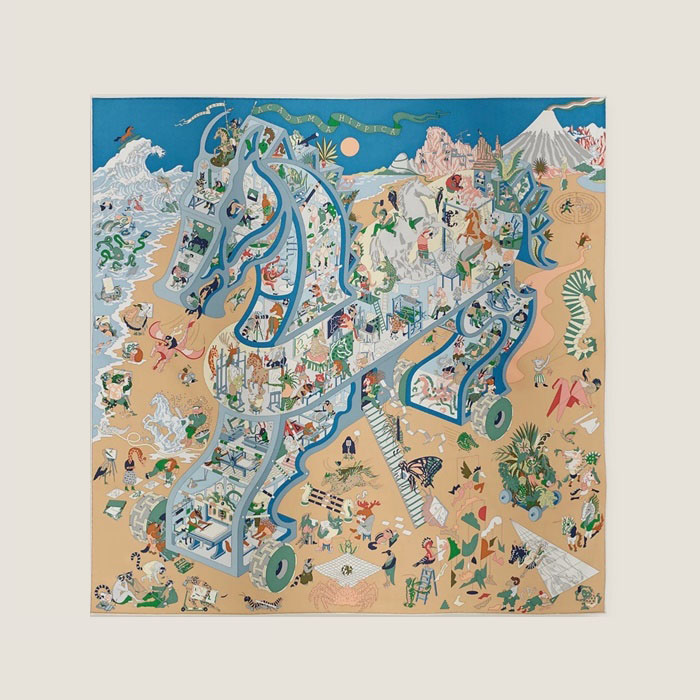 エルメスレディーススクエアニットc5967