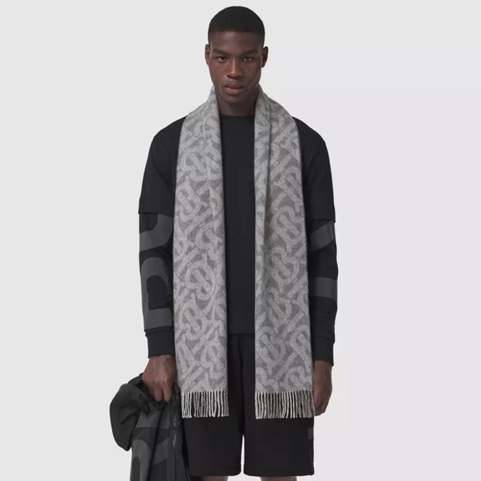 バーバリーユニセックスヴィンテージマフラーc5980