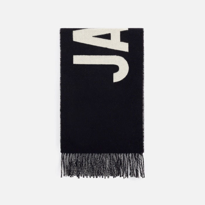 ジャックムスユニセックスイニシャルマフラーc6062