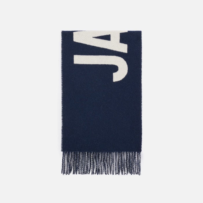 ジャックムスユニセックスイニシャルマフラーc6063